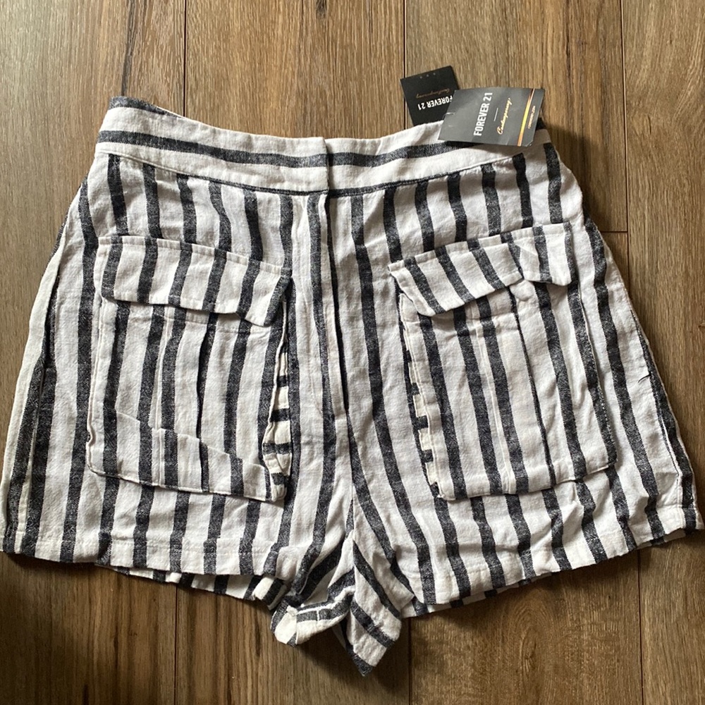 Brand New striped Forever 21 shorts